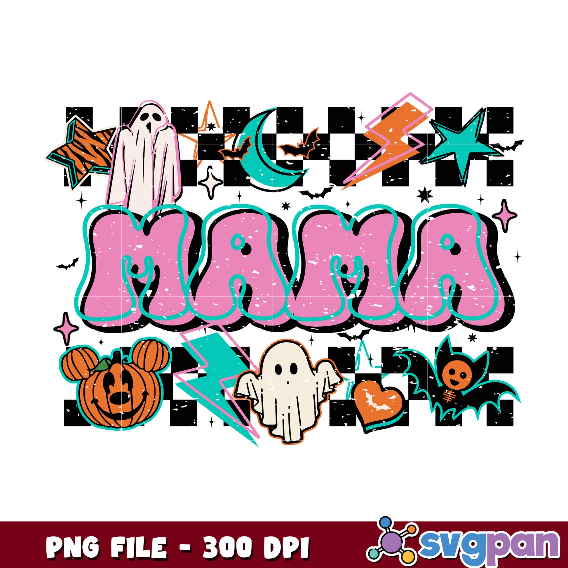 Halloween mama png, halloween ghost  png, spooky season png