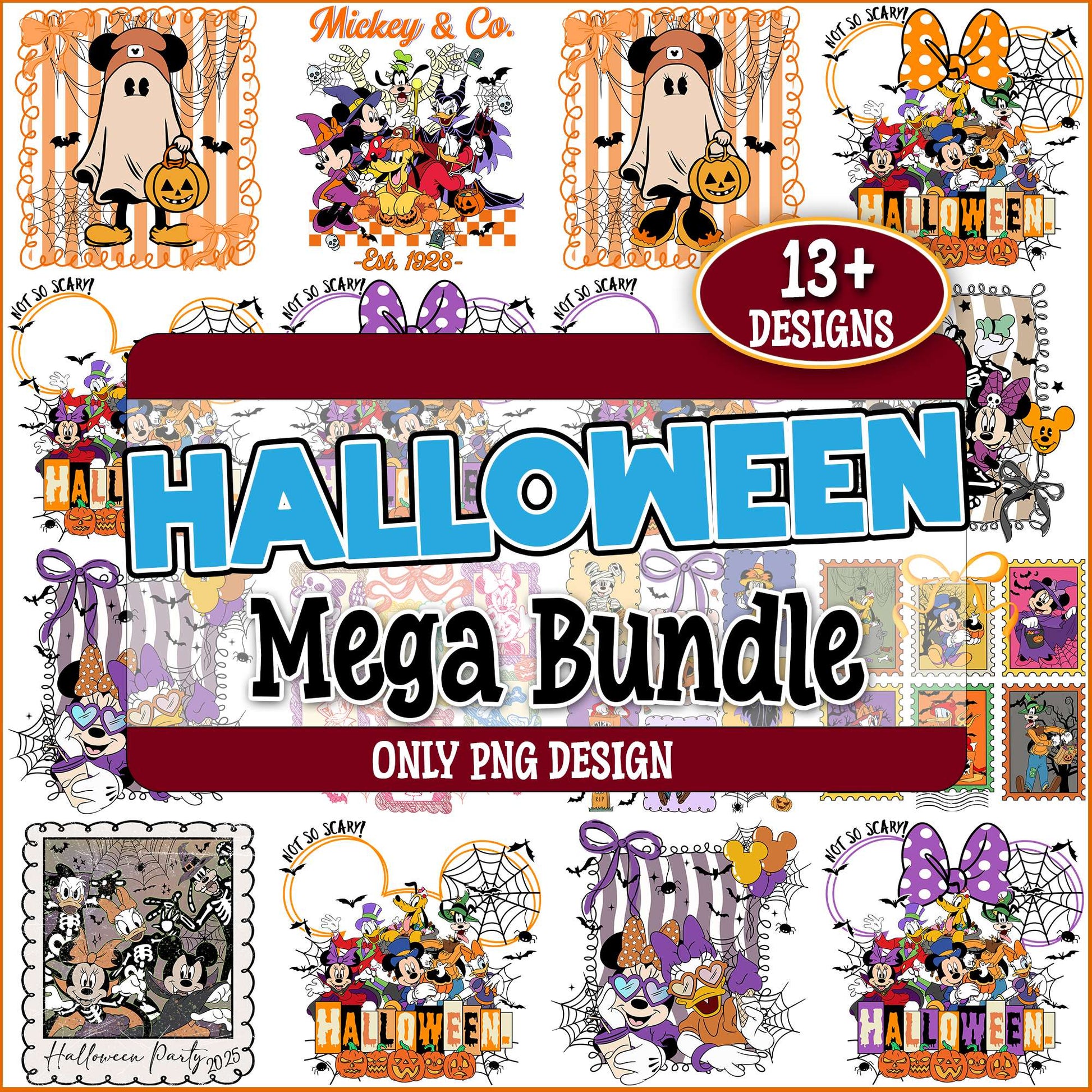 Halloween not so scary png bundle
