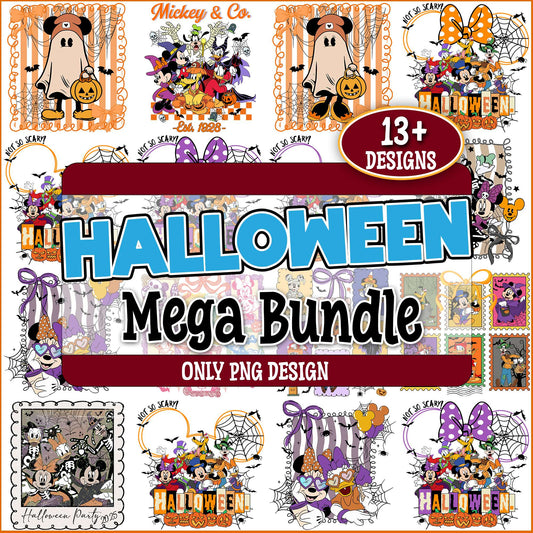 Halloween not so scary png bundle