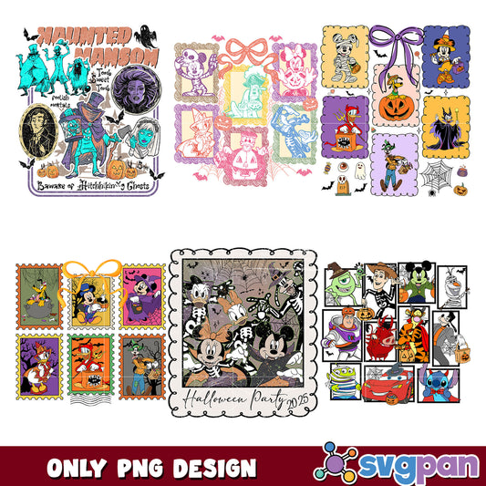 Halloween party 2025 png bundle