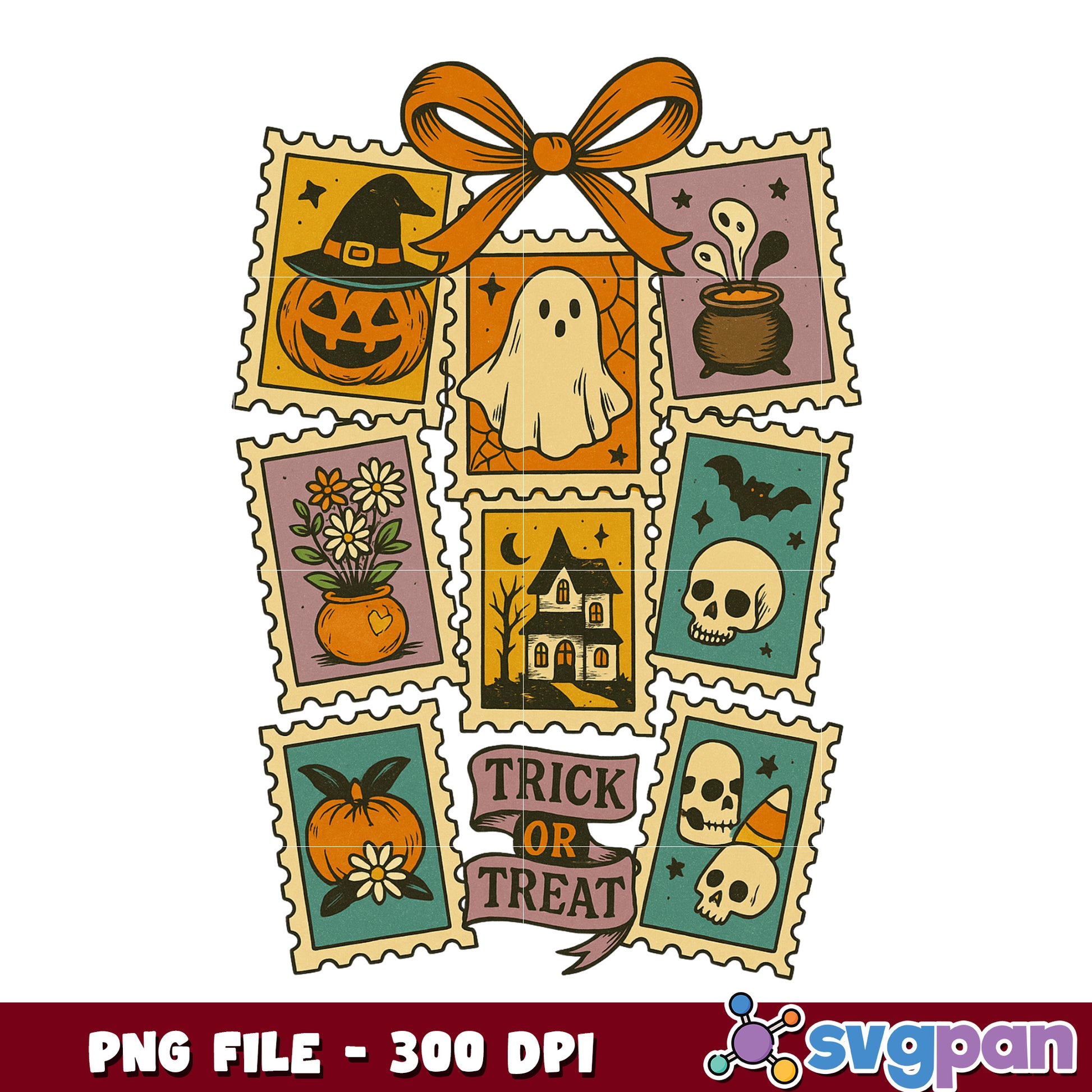Halloween picture frame png, halloween season png, spooky halloween png