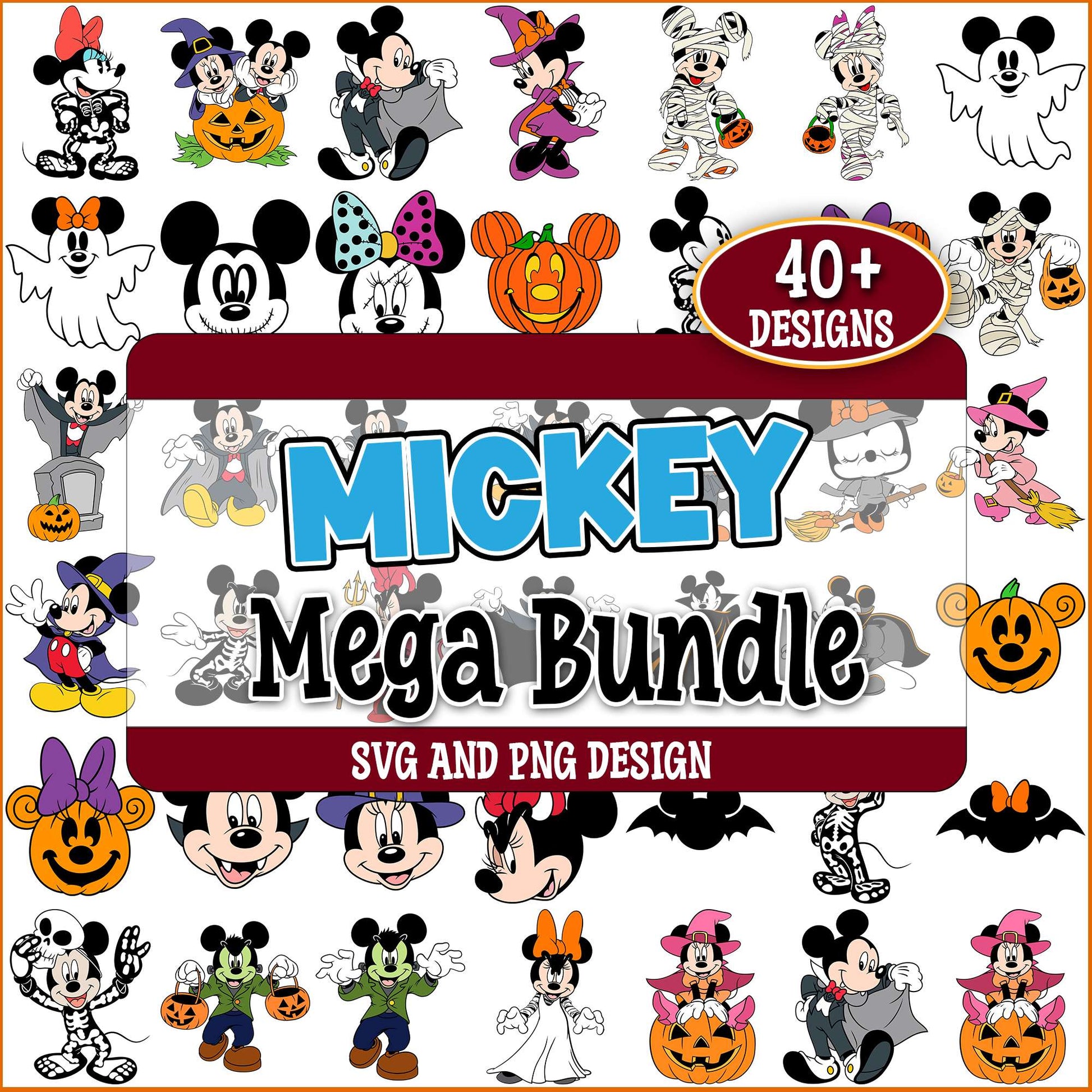 Halloween spirit mickey svg bundle