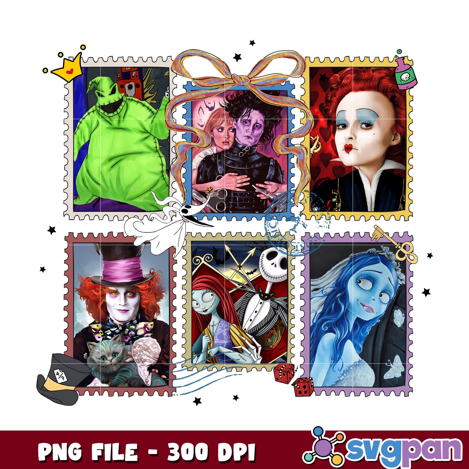 Halloween spooky characters png, halloween ghost  png, spooky season png