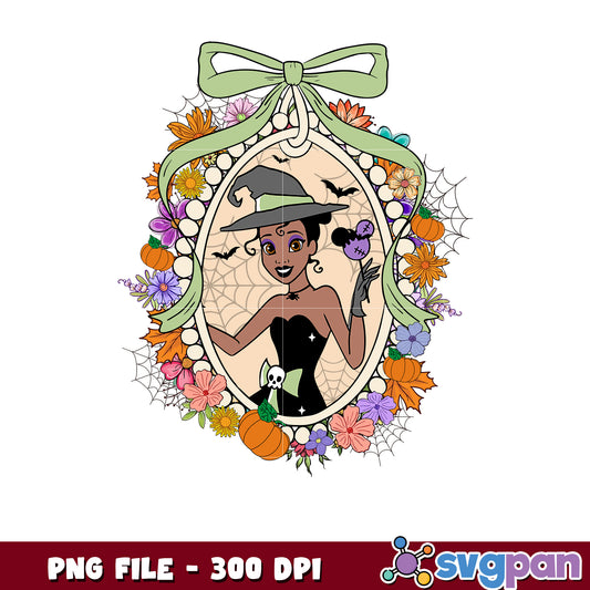 Halloween tiana png, halloween decorations png, halloween disney png