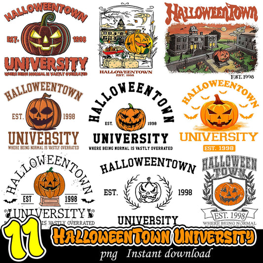 Halloweentown University PNG Bundle