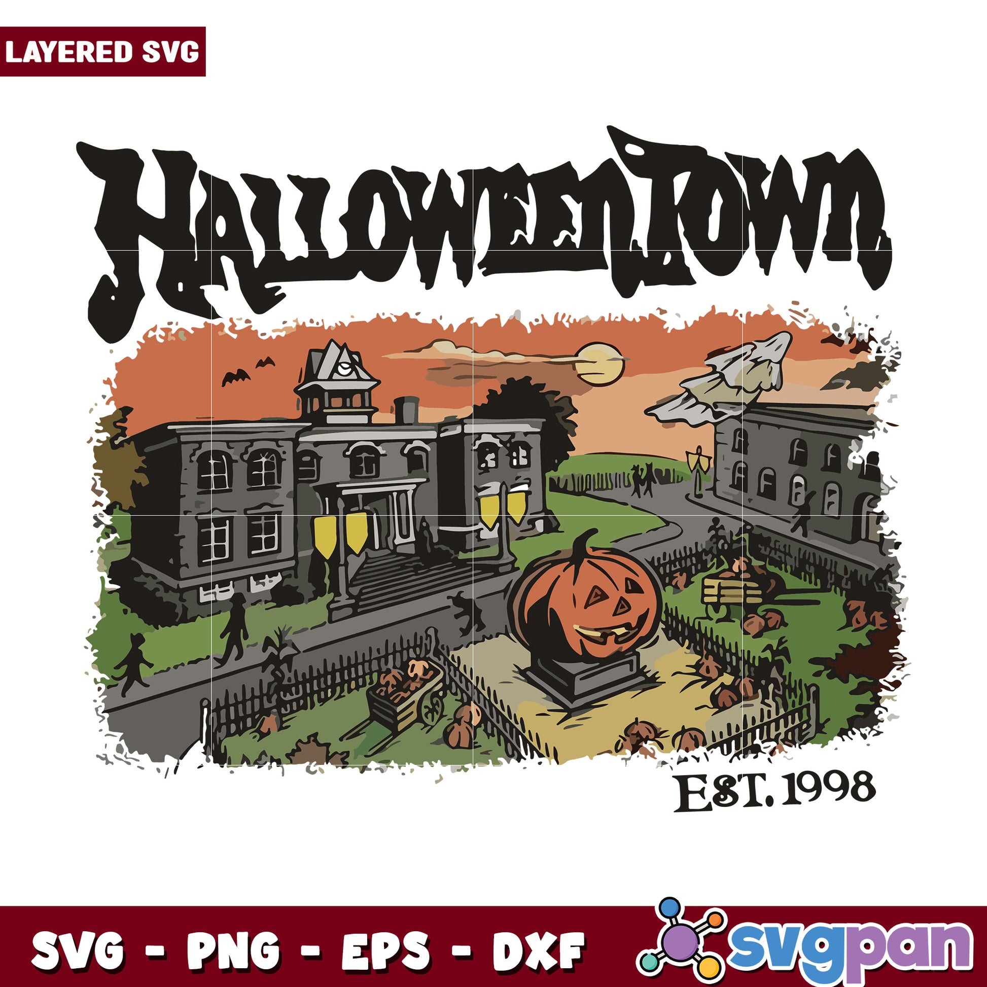 Halloween town svg, costumes for halloween​ svg, halloween drawings​​ svg