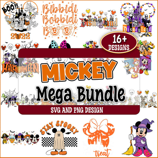 Halloween wizard mickey svg bundle