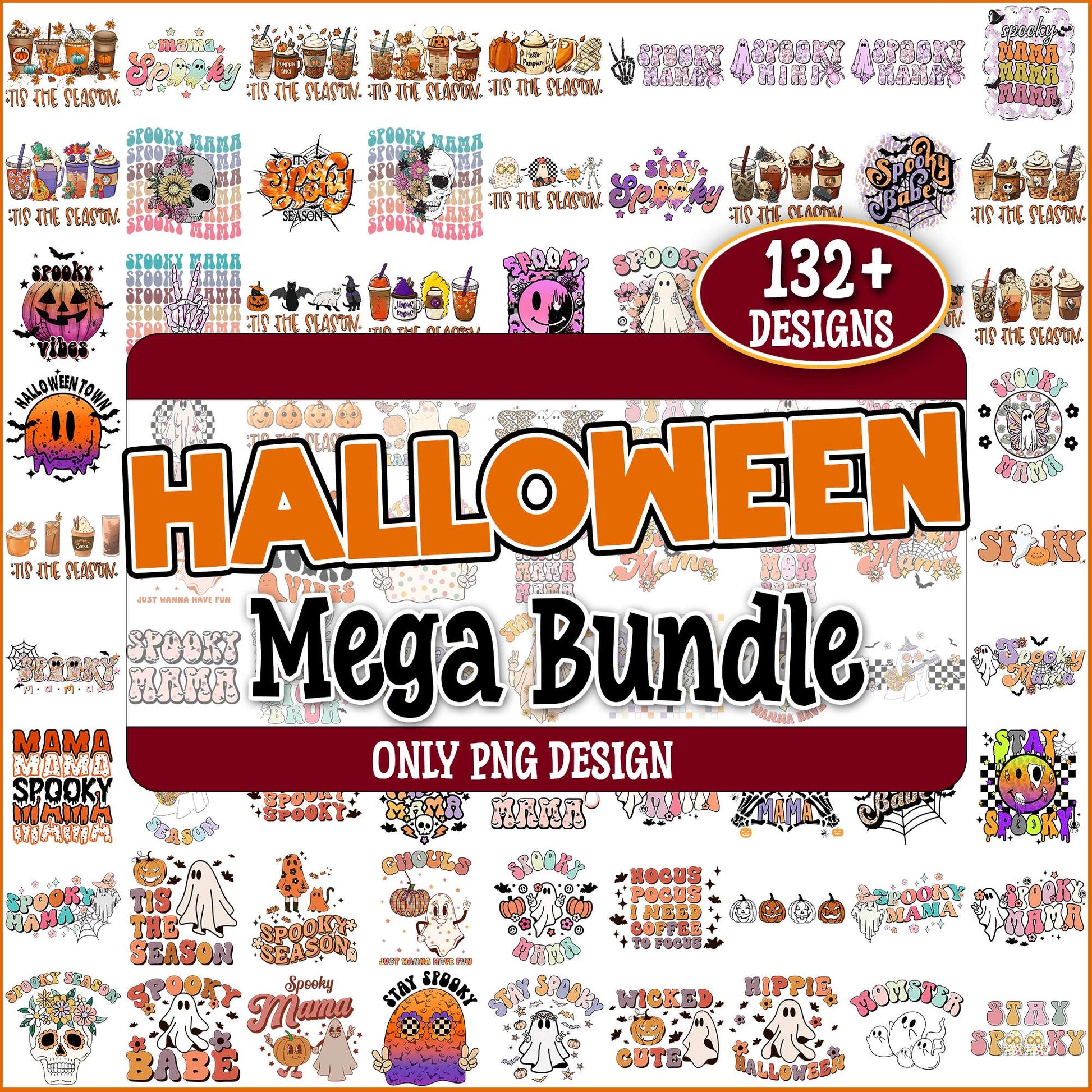 Halloween stay spooky png bundle