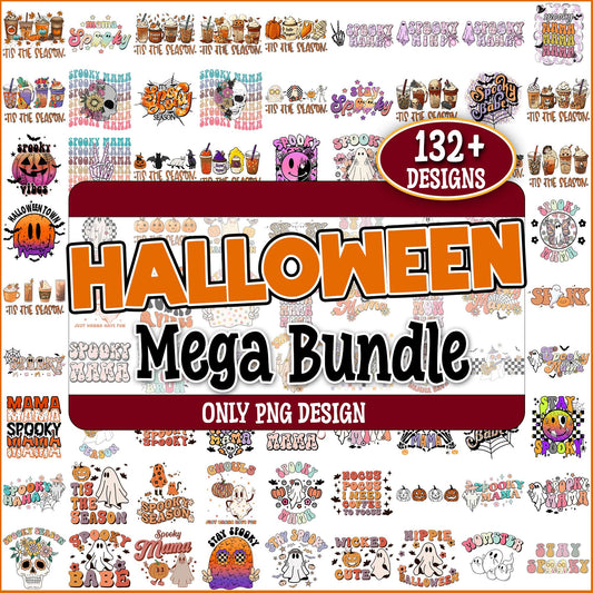 Halloween stay spooky png bundle