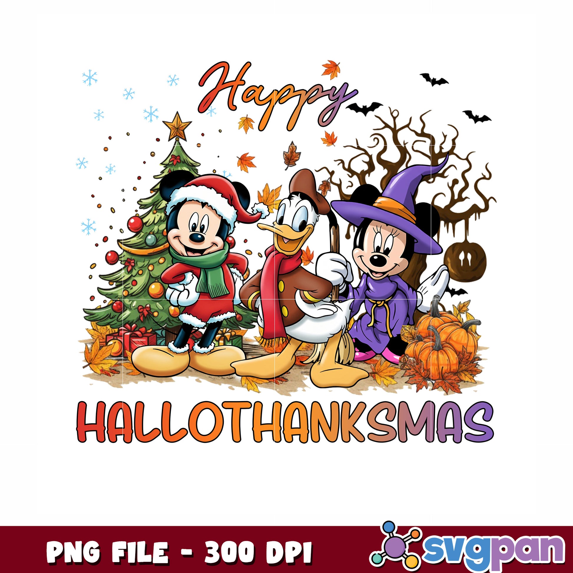 Happy Hallothanksmas png, christmnas music png, thanksgiving png