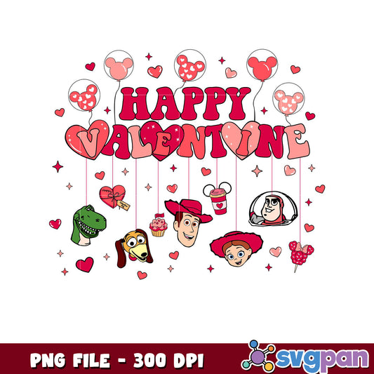 Happy Valentine Day PNG Design, Perfect for Celebrations