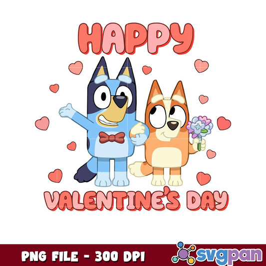 Happy Valentine's Day PNG File with Cute Characters, Perfect for Gifts