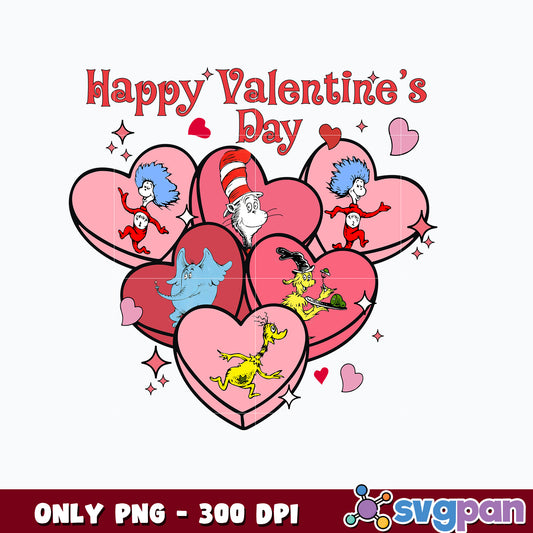 Happy Valentine's Day Svg, Dr Seuss png 