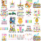 Happy easter design png bundle, when is easter png, easter 2026 png