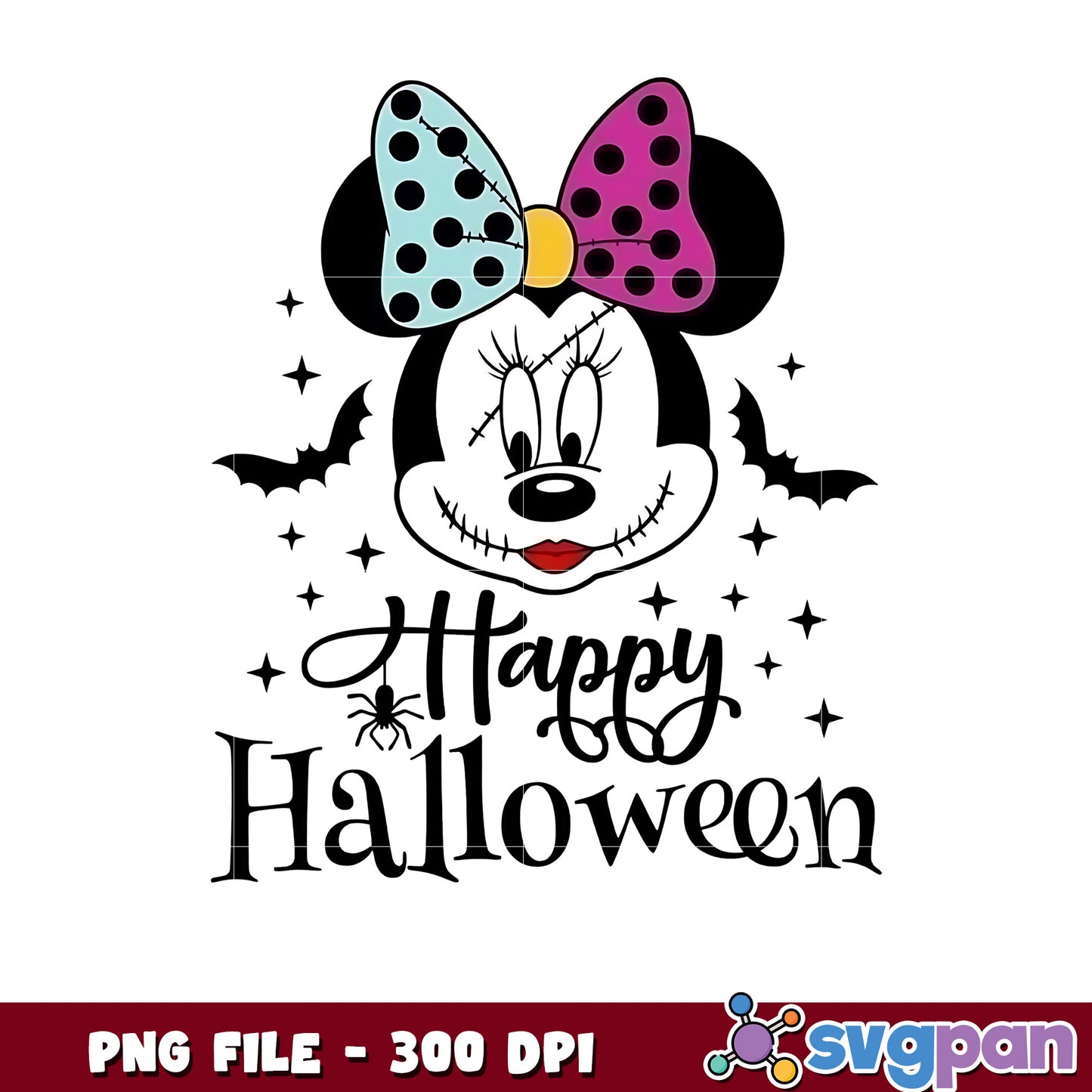 Happy halloween minnie png, spirit halloween png, halloween season png