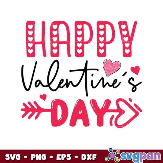 Happy valentines day logo svg design, happy valentines day svg