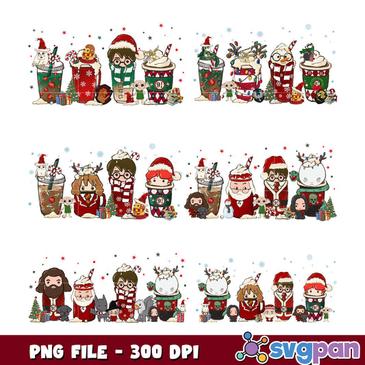 Harry Potter Christmas PNG Bundle