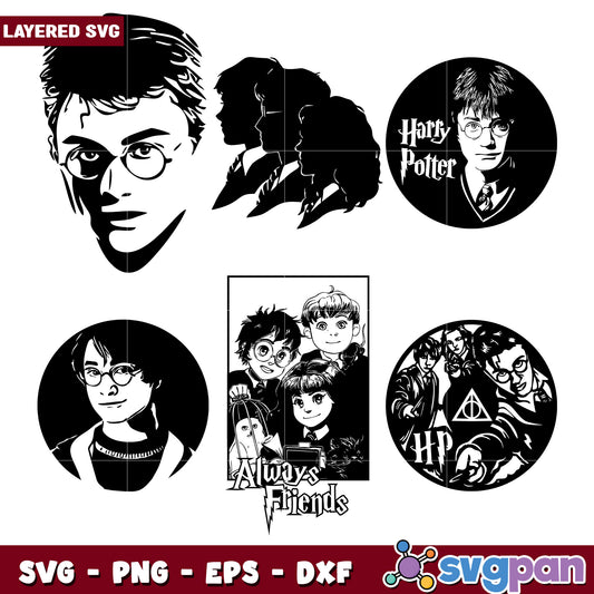 Harry Potter Themed SVG Bundle for Crafting Projects