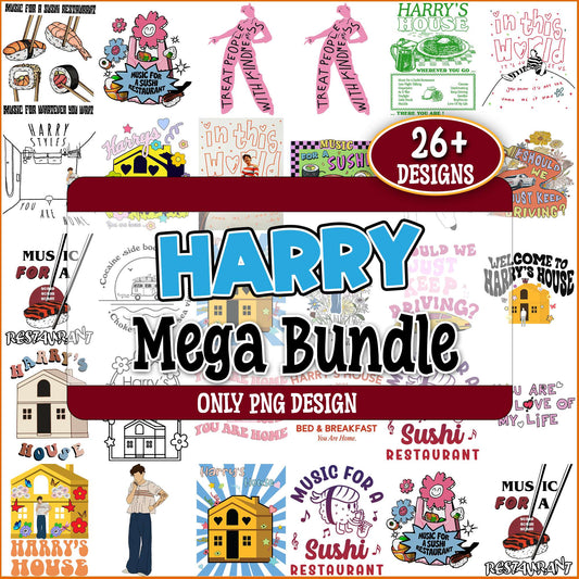 Harry house stuff png bundle