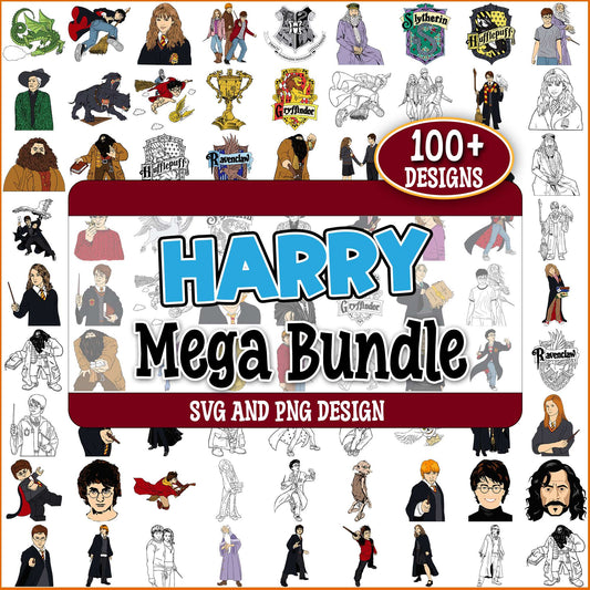 Harry potter animated svg bundle