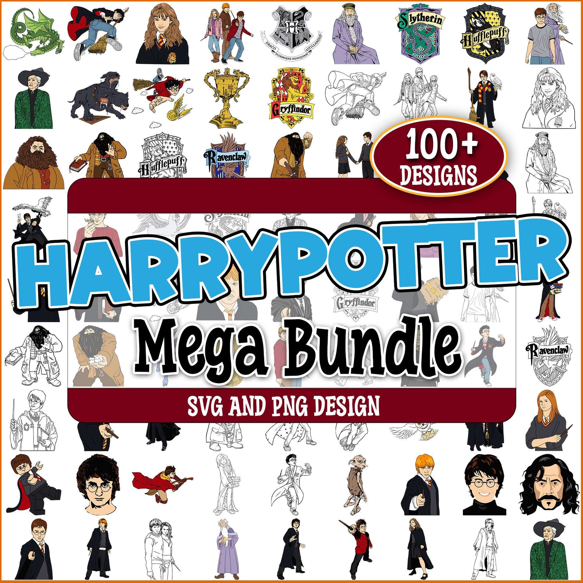 Harry potter set svg bundle