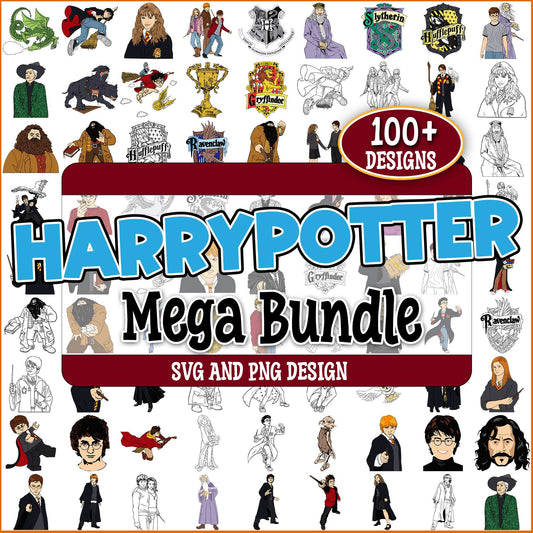 Harry potter set svg bundle