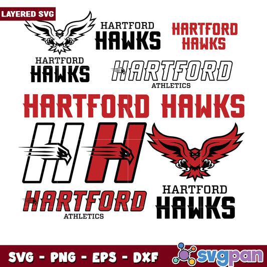 Hartford Hawks Bundle SVG Design for Crafts