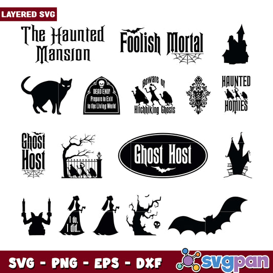 Haunted Mansion SVG Bundle