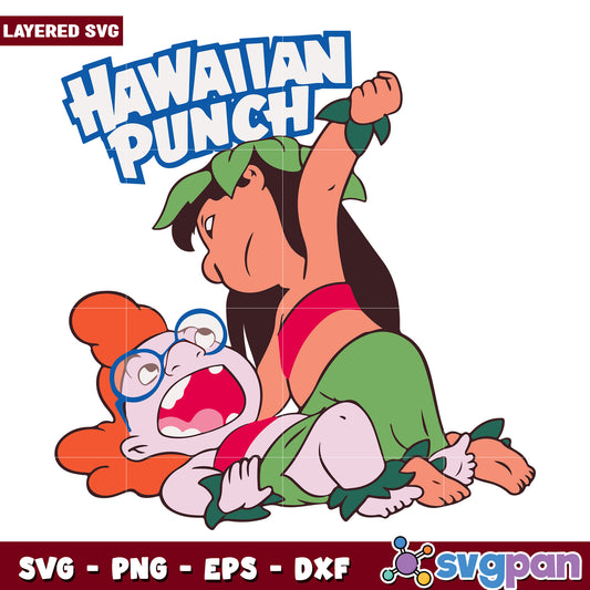 Moana hawaiian punch svg