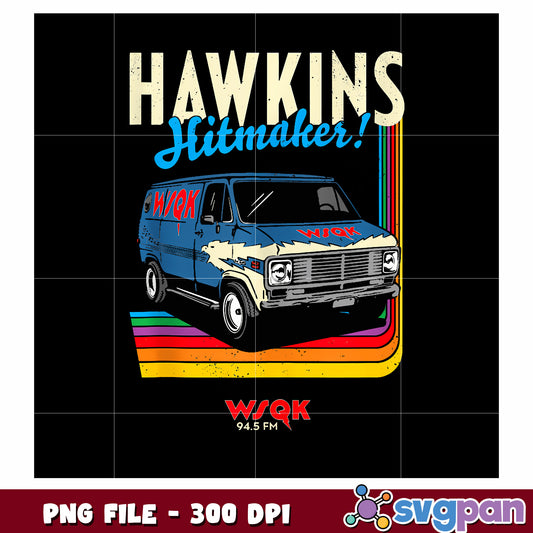 Hawkins car png, netflix​ stanger things png, thriller movie png