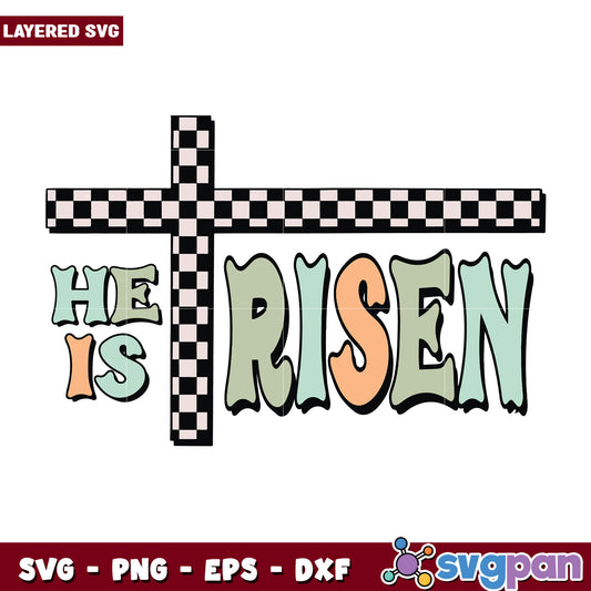 He is risen design svg, the love of gof svg, god is love svg