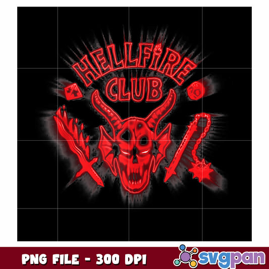 Helfire club png, netflix​ stanger things png, shadow club png