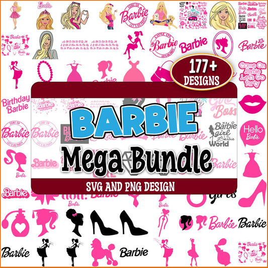 Hello barbie svg bundle