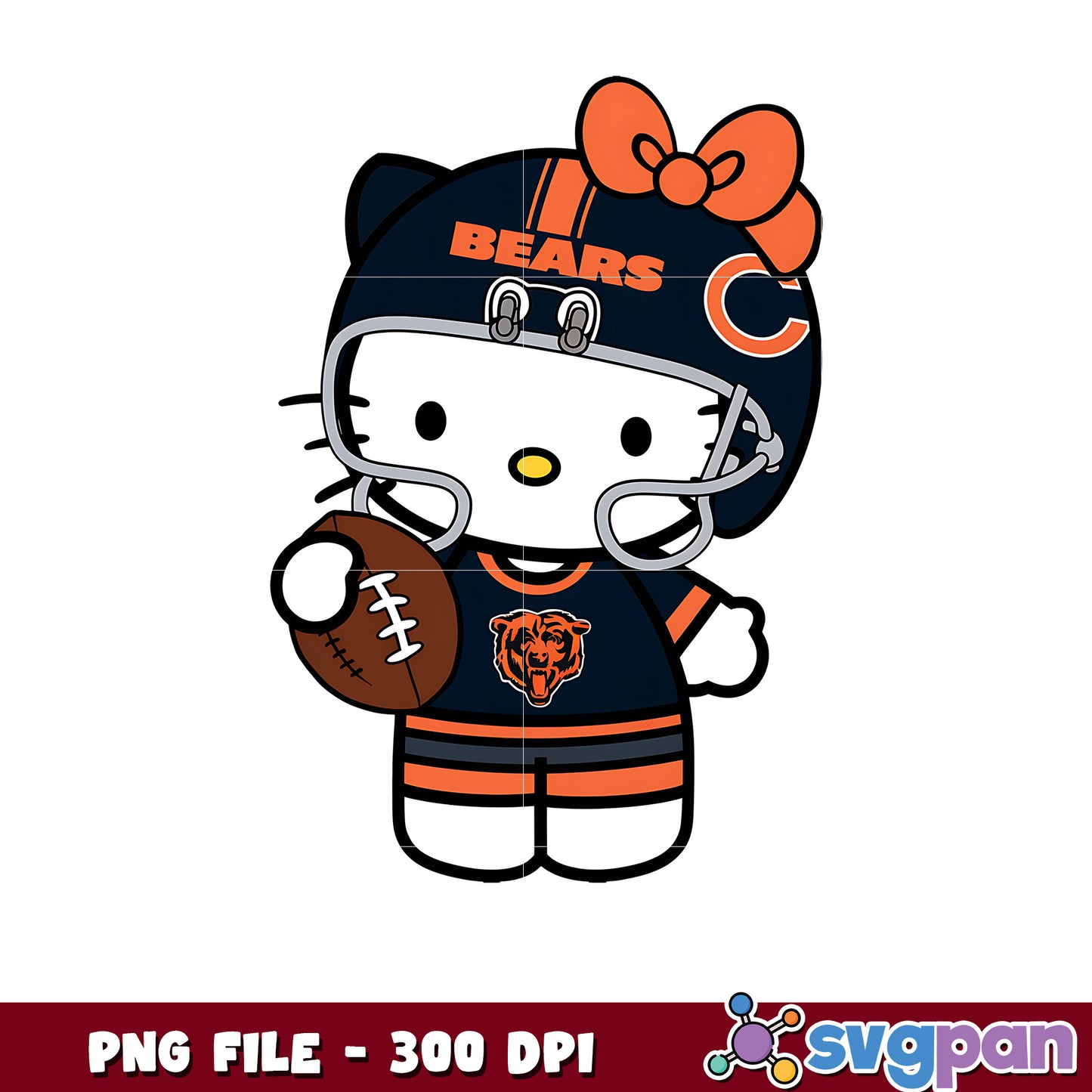 Hello kitty bears design png, nfl jerseys​​ png, nfl logo​​ png