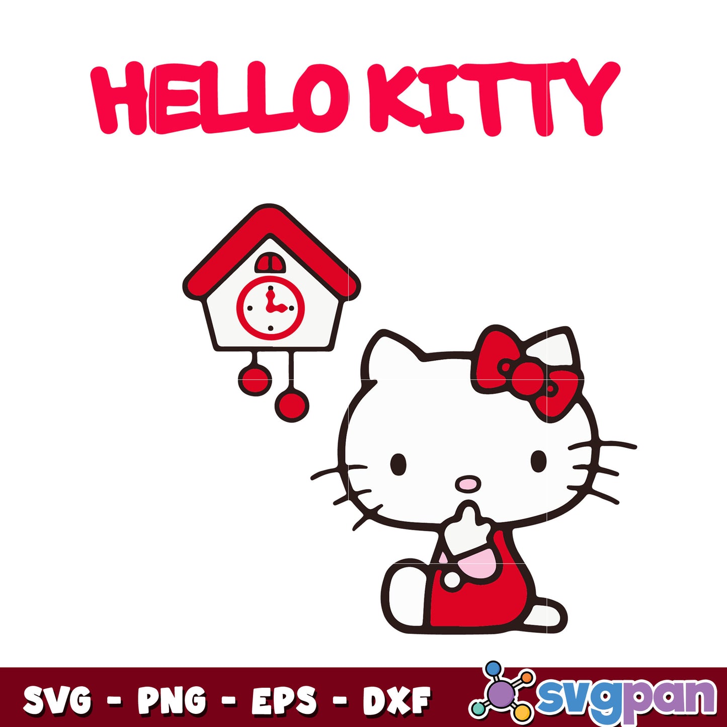 Hello kitty character svg, hello kitty svg, sanrio cartoon svg