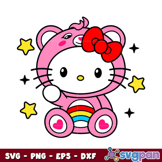 Hello kitty cheer bear svg, hello kitty svg, sanrio svg