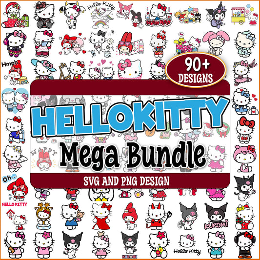 Hello kitty cutest svg bundle