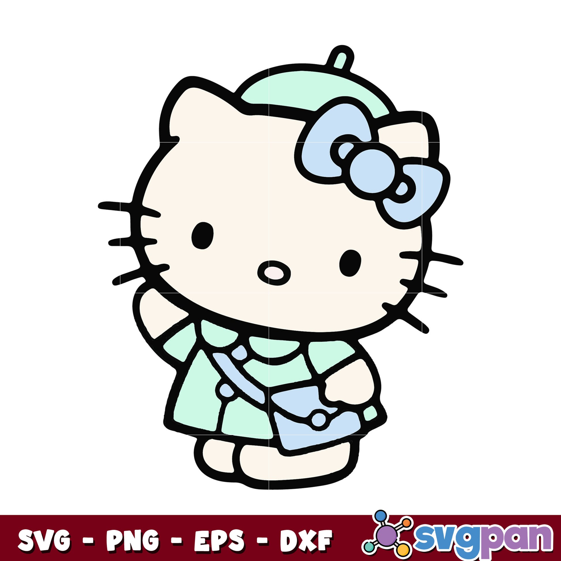 Hello kitty cute svg, hello kitty svg, cute sanrio hello kitty svg