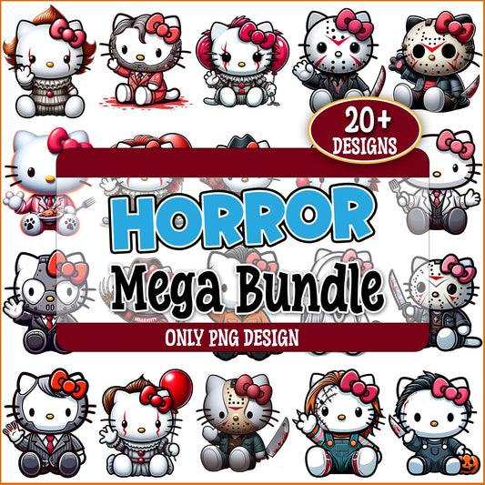 Hello kitty halloween edition png bundle