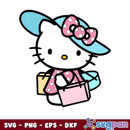 Hello kitty shopping svg, sanrio hello kitty svg, sanrio svg