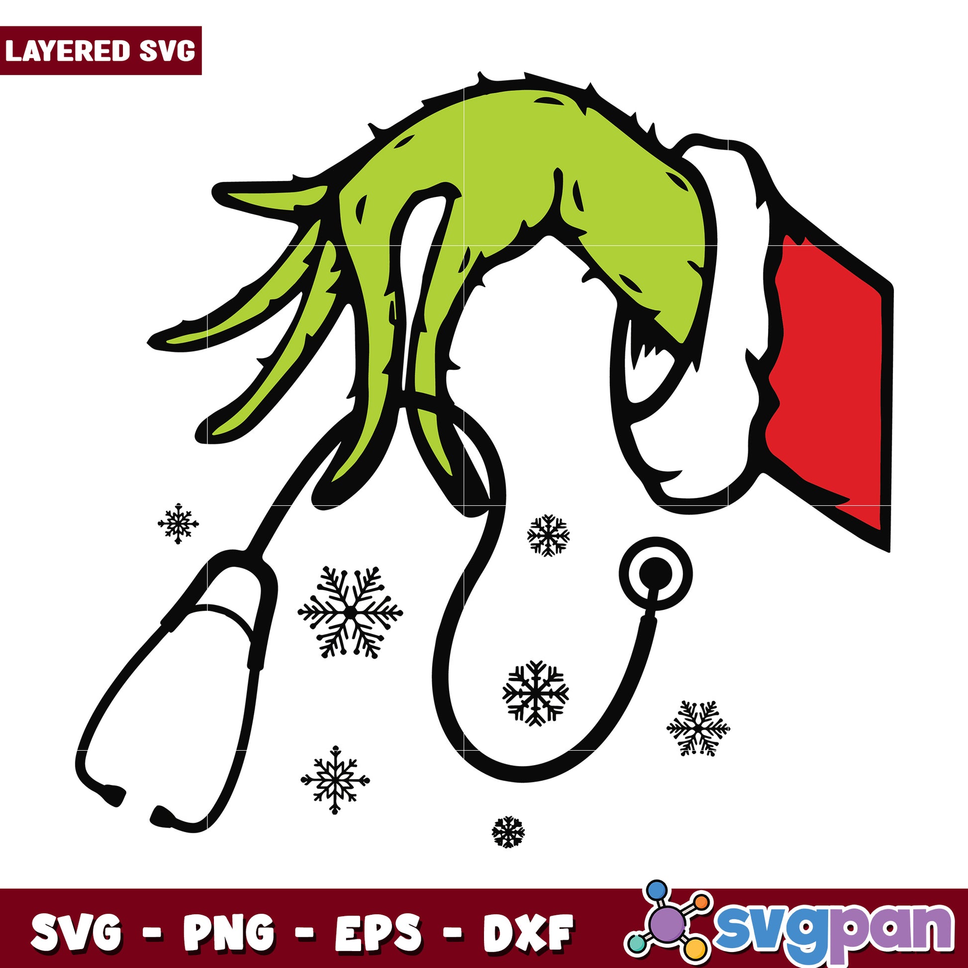 Helthcare grinch svg, new year grinch svg, christmas season svg