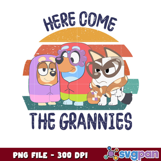 Here come the grannies png, grannies coming png, funny grannies png