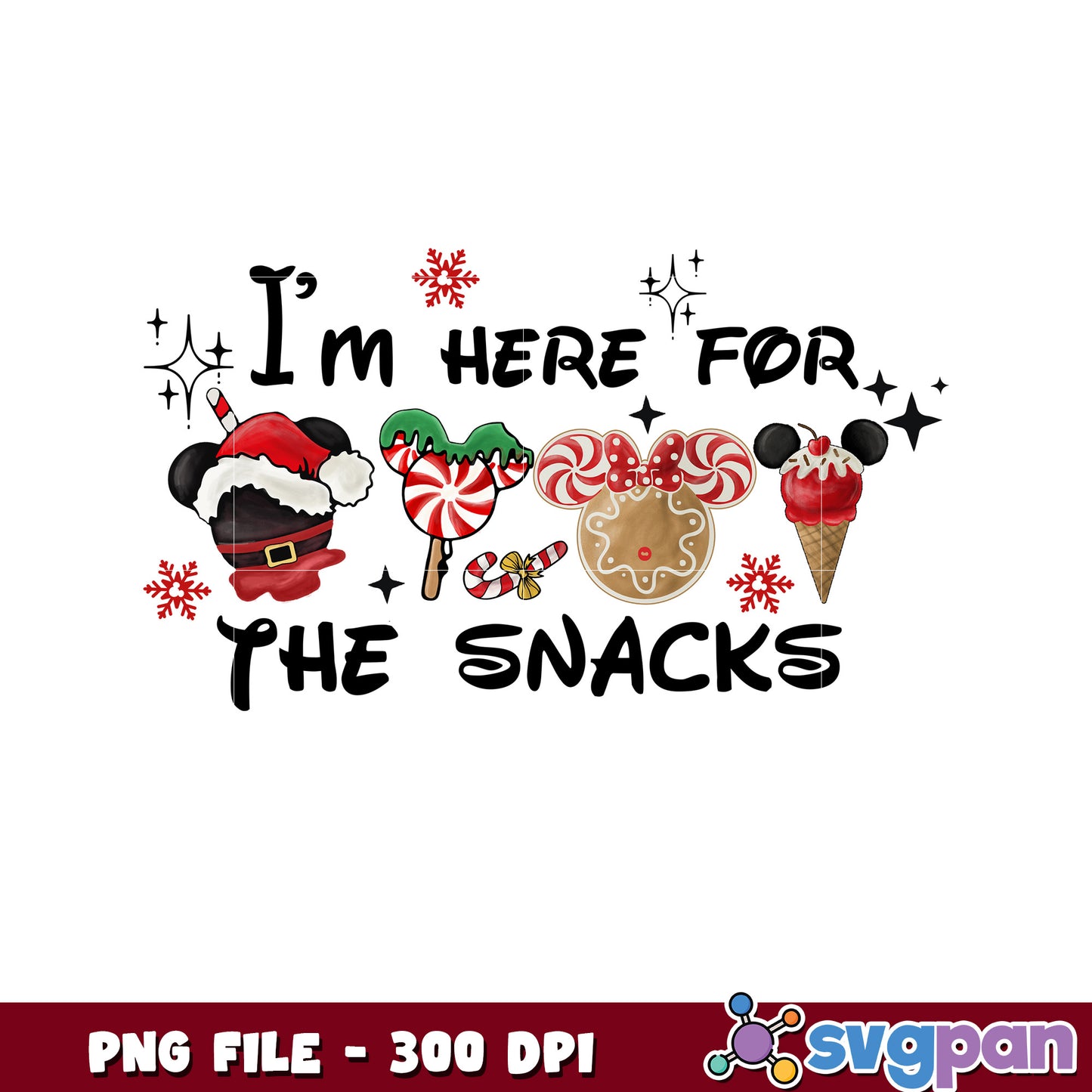 Here snacks png, merry christmas​ png, holiday png