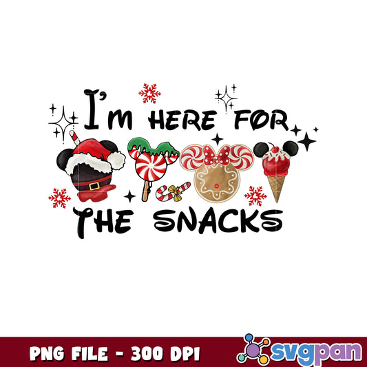 Here snacks png, merry christmas​ png, holiday png