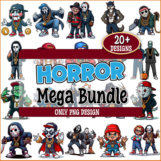 Hiphop never die halloween png bundle