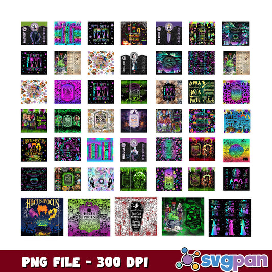 Hocus Pocus PNG Bundle 300 DPI