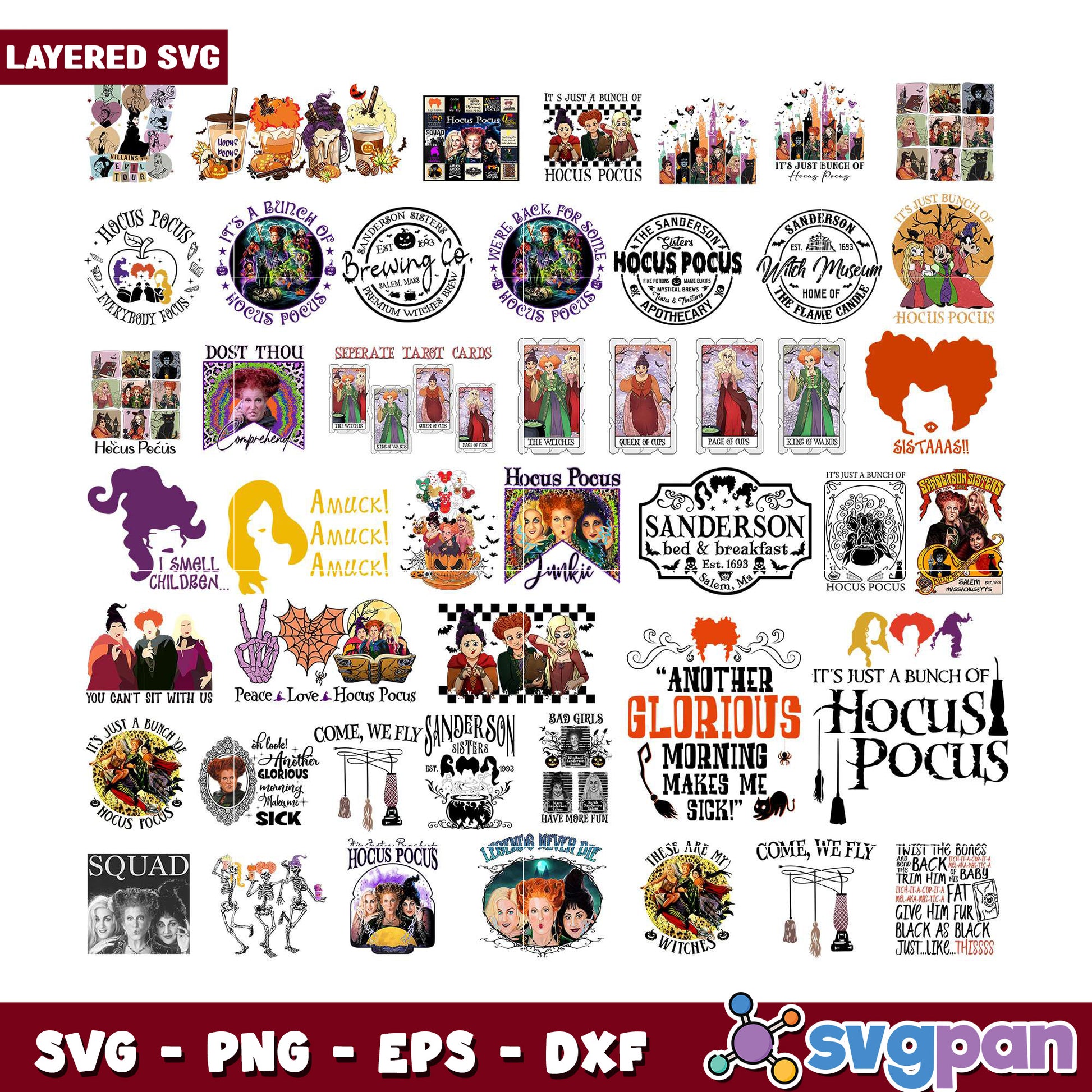 Hocus Pocus SVG Bundle for Creative Projects