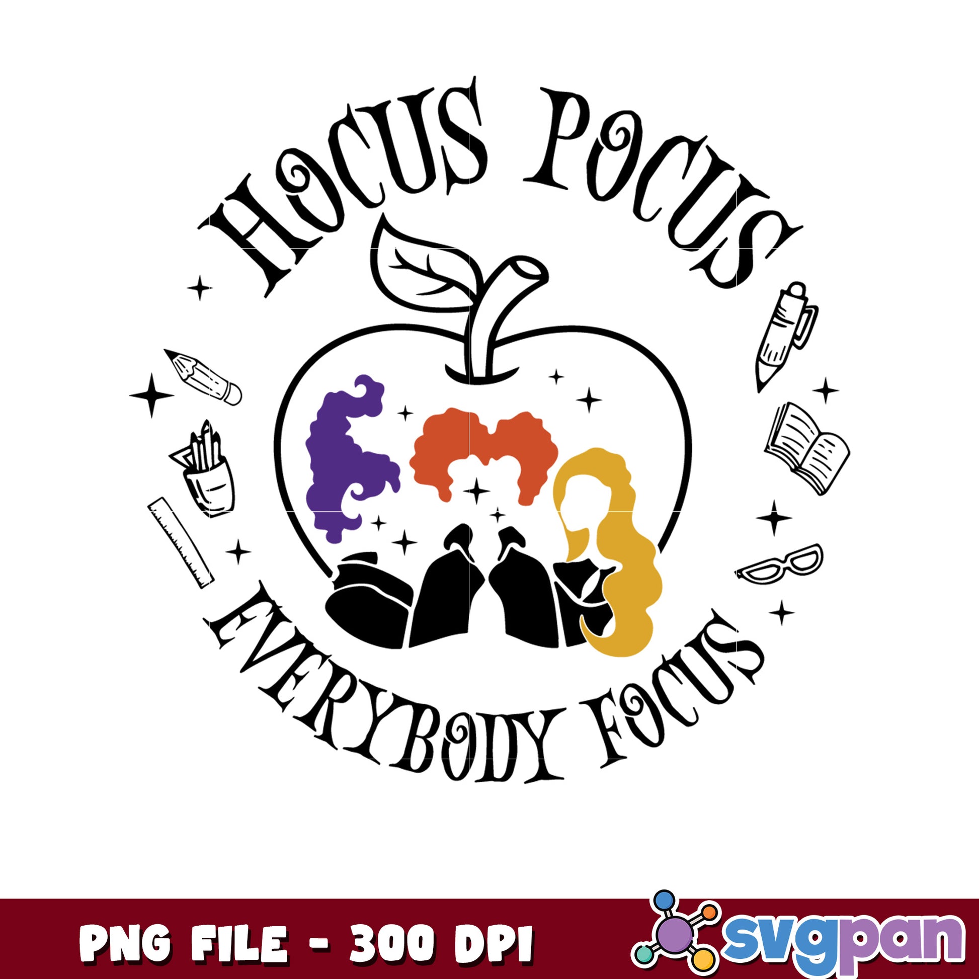 Hocus pocus  everybody focus png, halloween movies png, halloween candy png