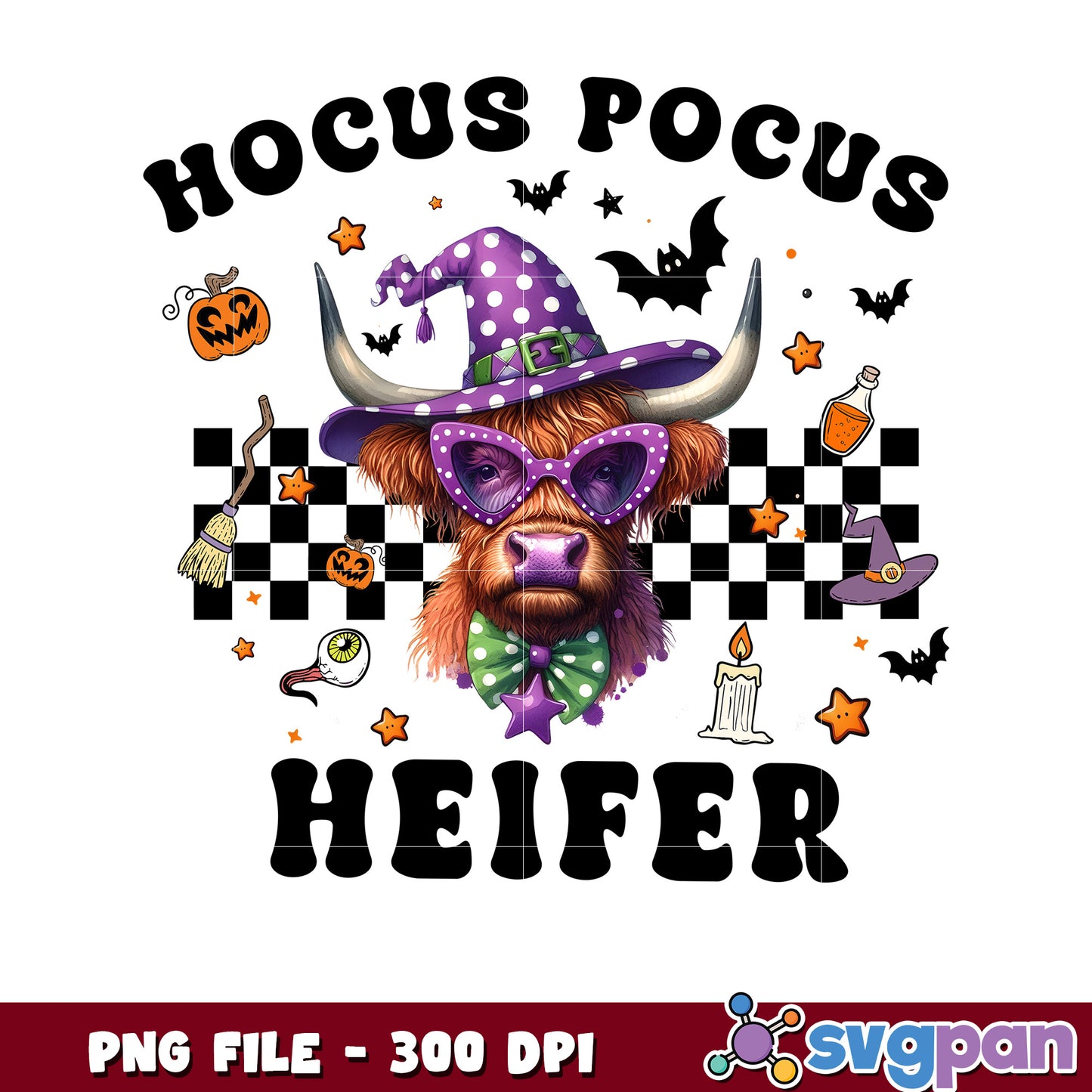 Hocus pocus heifer png, halloween quotes png, halloween design png