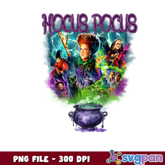 Hocus pocus png, horror movie characters png, fall and halloween decor ​png